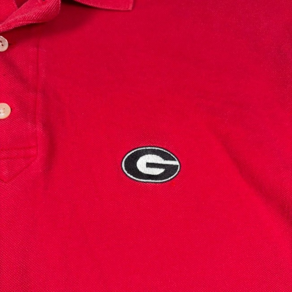Cutter & Buck‎ Polo Shirt Mens XL Red Solid Georgia Bulldogs Embroidered Logo - Picture 4 of 7